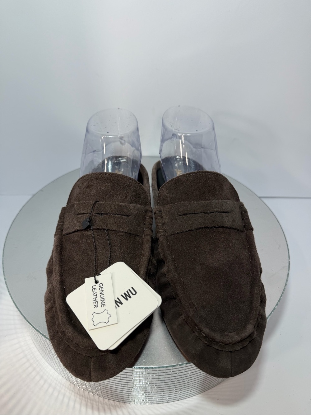Jason Wu Men's Dark Brown Suede Penny Loafers size 8 new W tags